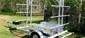 Transport, Storage & Launching: 6-8 place Canoe/12-16 Kayak Trailer by North Woods Sport Trailers - Image 4031