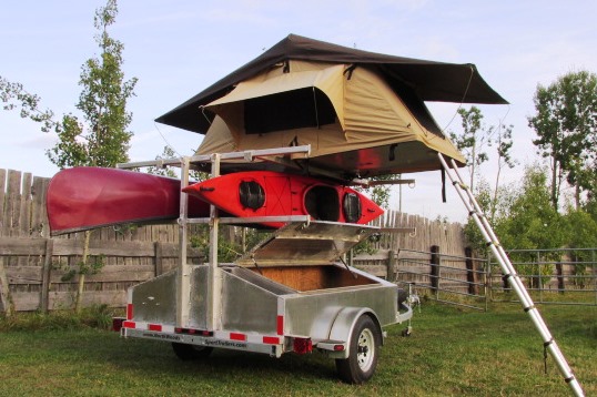 Transport, Storage & Launching: RTT Roof Top Tent, Bikes Canoes, Kayaks, Storage, by North Woods Sport Trailers - Image 4035