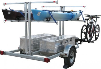 Transport, Storage & Launching: Kayak/Canoe/SUP Trailer, Bikes. Gear by North Woods Sport Trailers - Image 2745