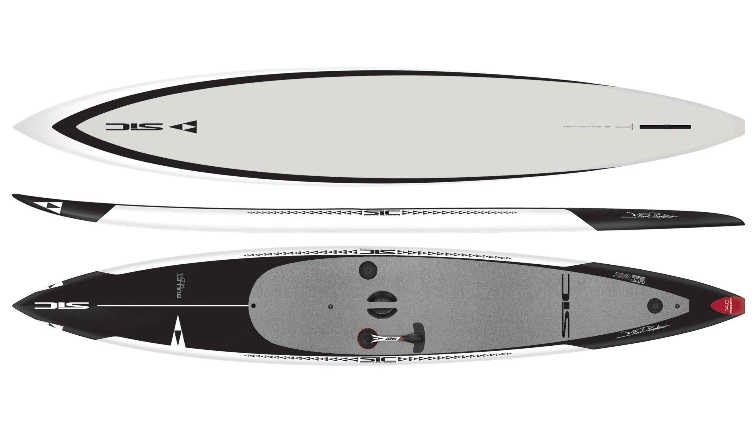 Paddleboards: Bullet 14' w/FAST Steering System by SIC - Image 4570