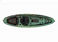 Pelican Sentinel 100x Angler Kayak - Fishing Kayak
