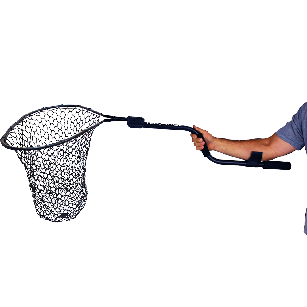 YakAttack® Leverage Landing Net, 20'' x 21'' Hoop with XL Handle - Best Fishing  Landing Net