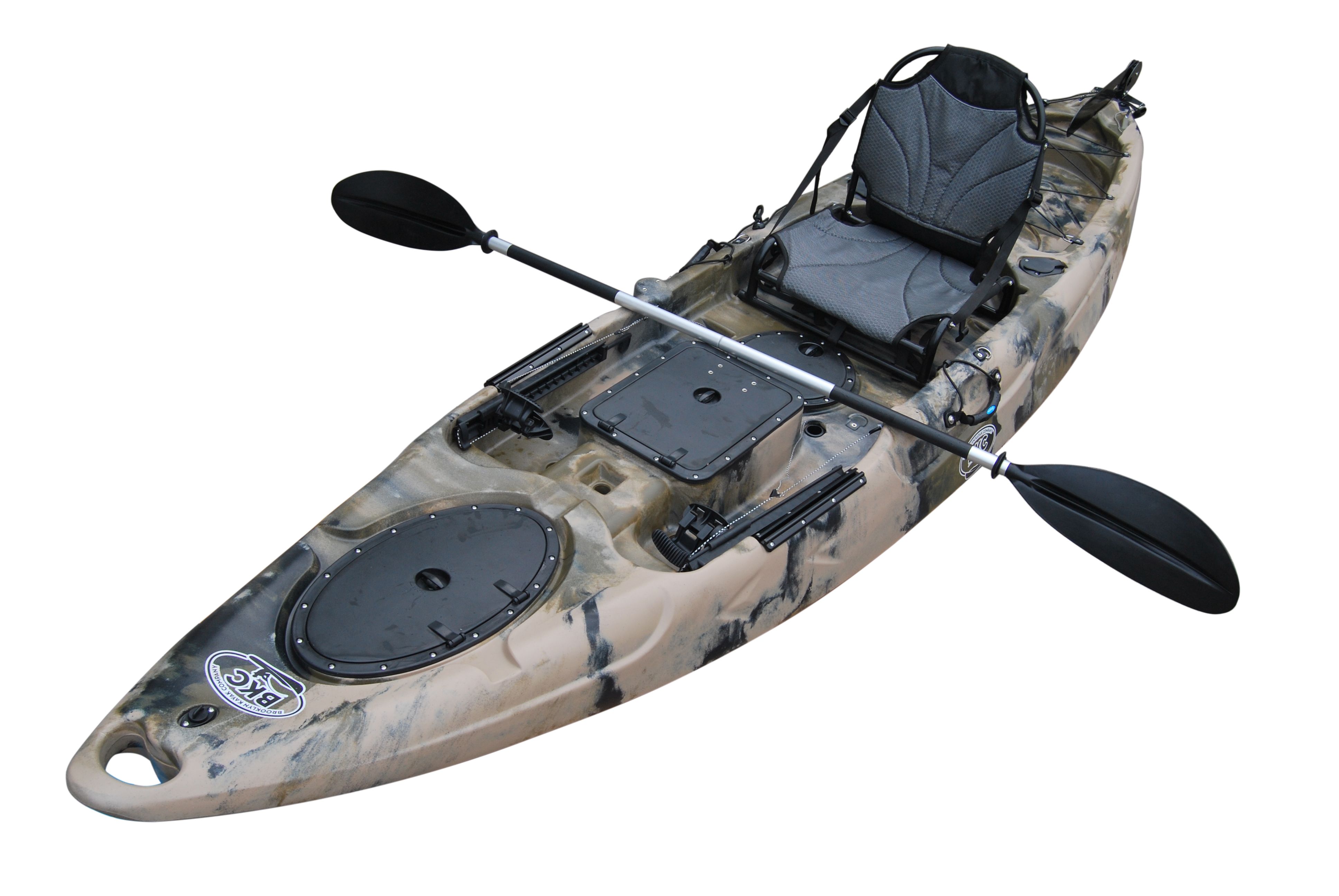 Brooklyn Kayak Company, BKC RA220 Sit On Top Angler Kayak [Kayak Angler  Buyer's Guide]