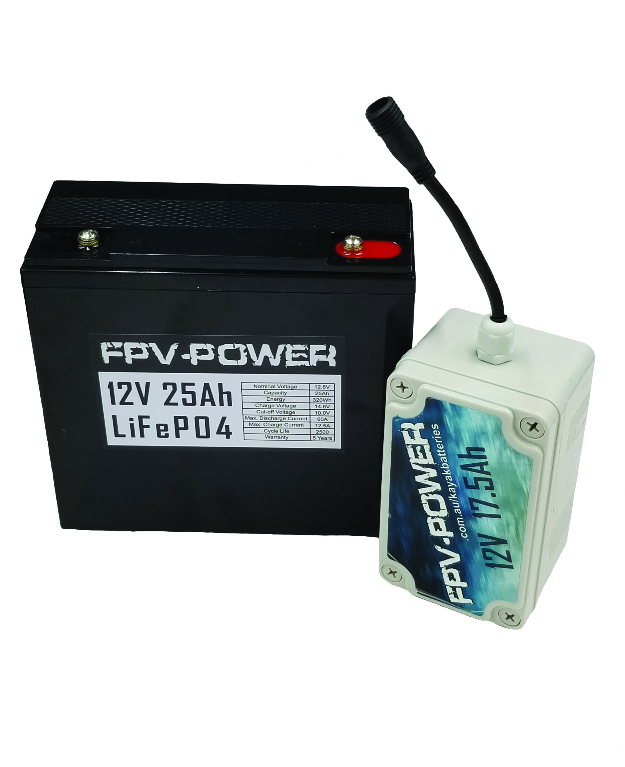 Mariner Sails, FPV-Power 25AH 12V LIFEP04 Lithium Battery [Kayak Angler  Buyer's Guide]