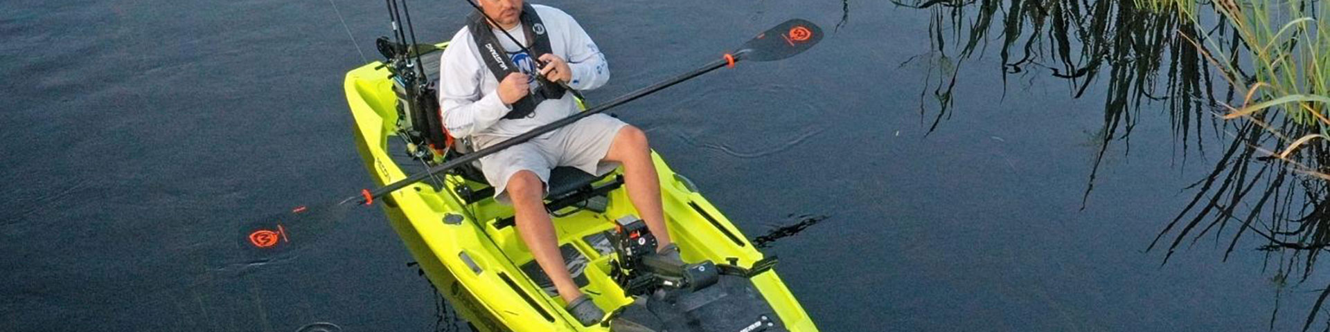 Man fishing in Wilderness Systems Recon 120 HD kayak