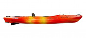Wilderness Systems Aspire 105 kayak in Mango, side view