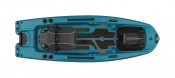 Pelican Catch PWR 100 motorized fishing kayak in Turquoise, top view