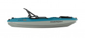 Pelican Catch PWR 100 motorized fishing kayak in Turquoise, side view
