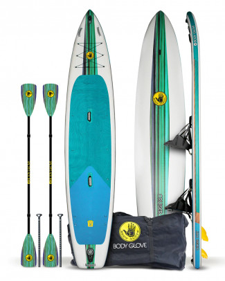ikaycrduet21u-340___cruiser-duet-15-inflatable-stand-up-paddle-board-isup-kayak-package-teal-wood___main_1000x