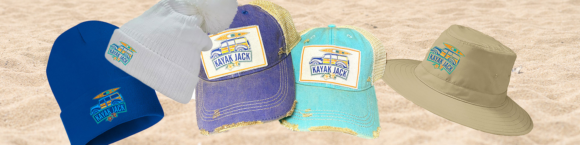 Navy Blue Old Favorite Trucker Cap Hat for Kayakers - Kayak Jack