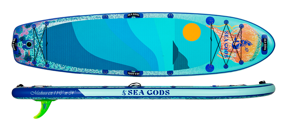Sea Gods, Medusa CX Yoga Paddleboard [Paddling Buyer's Guide]