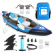 Bright Blue Inflatable Kayak