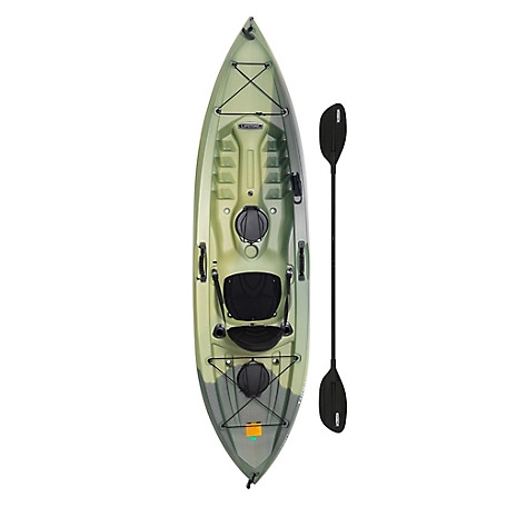 Lifetime Triton Angler 100 Fishing Kayak, Olive Green