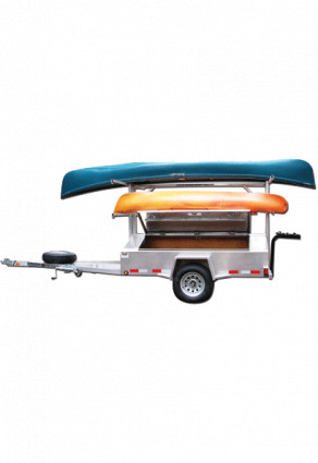 North Woods Sport Trailers, 4-8 Place Canoe Kayak Raft SUP Bike Gear  [Paddling Buyer's Guide]